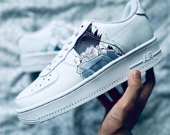 Custom Anime Air Force 1's (gon X Killua) - Etsy