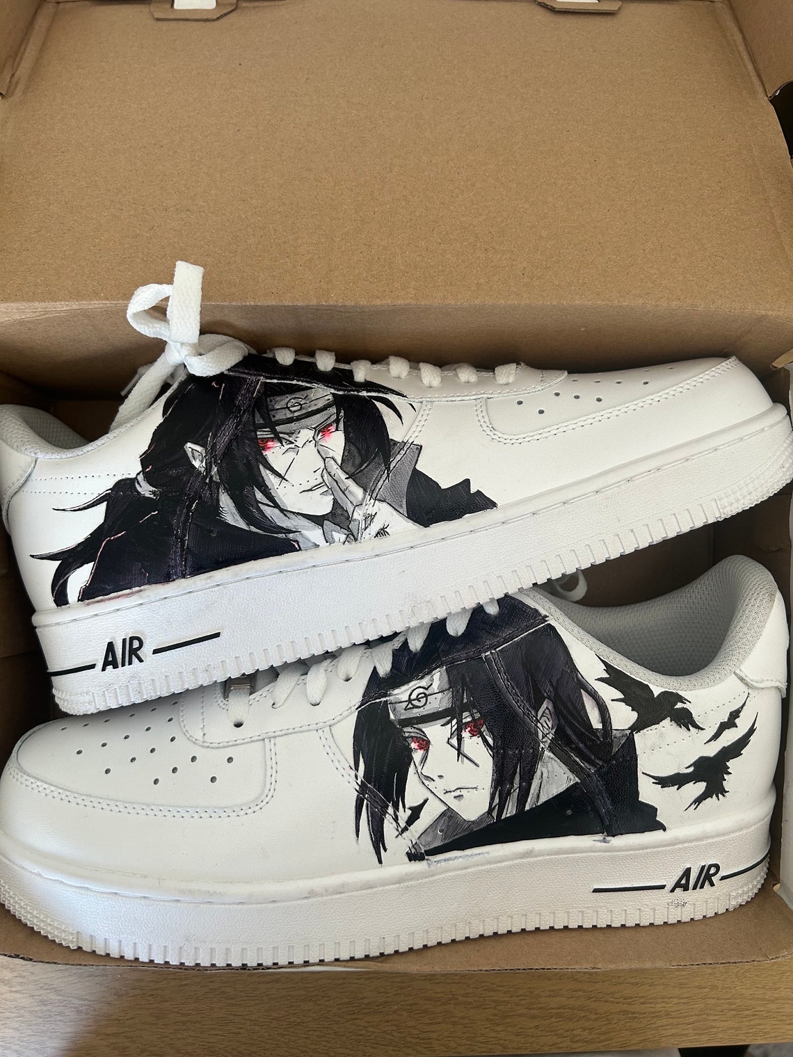 custom air force 1s anime