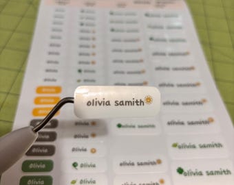 Custom Personalized / school  Personalized Name Labels / Perfect Kids Daycare & School Supplies Tag Labels / Organizations / Waterproof