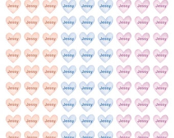 name labels