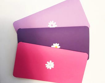 Custom Cash Gift Holder – Money Envelope with Korean & English Message, Multiple Colors, Handmade Card, Love, Thanks, Birthday, Graduation