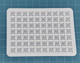 Custom QR Code Stickers | Personalized Vinyl Labels | Matte, Glossy & Waterproof