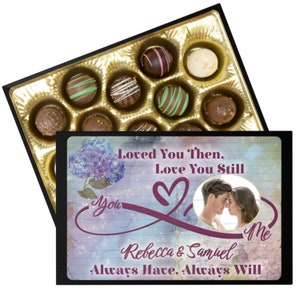 Decadent Assorted Chocolate Truffle Collection in a Personalized Still Love You Gift Box, 12 pc., Chocolate Gift, Edible Gift, Baked Goods