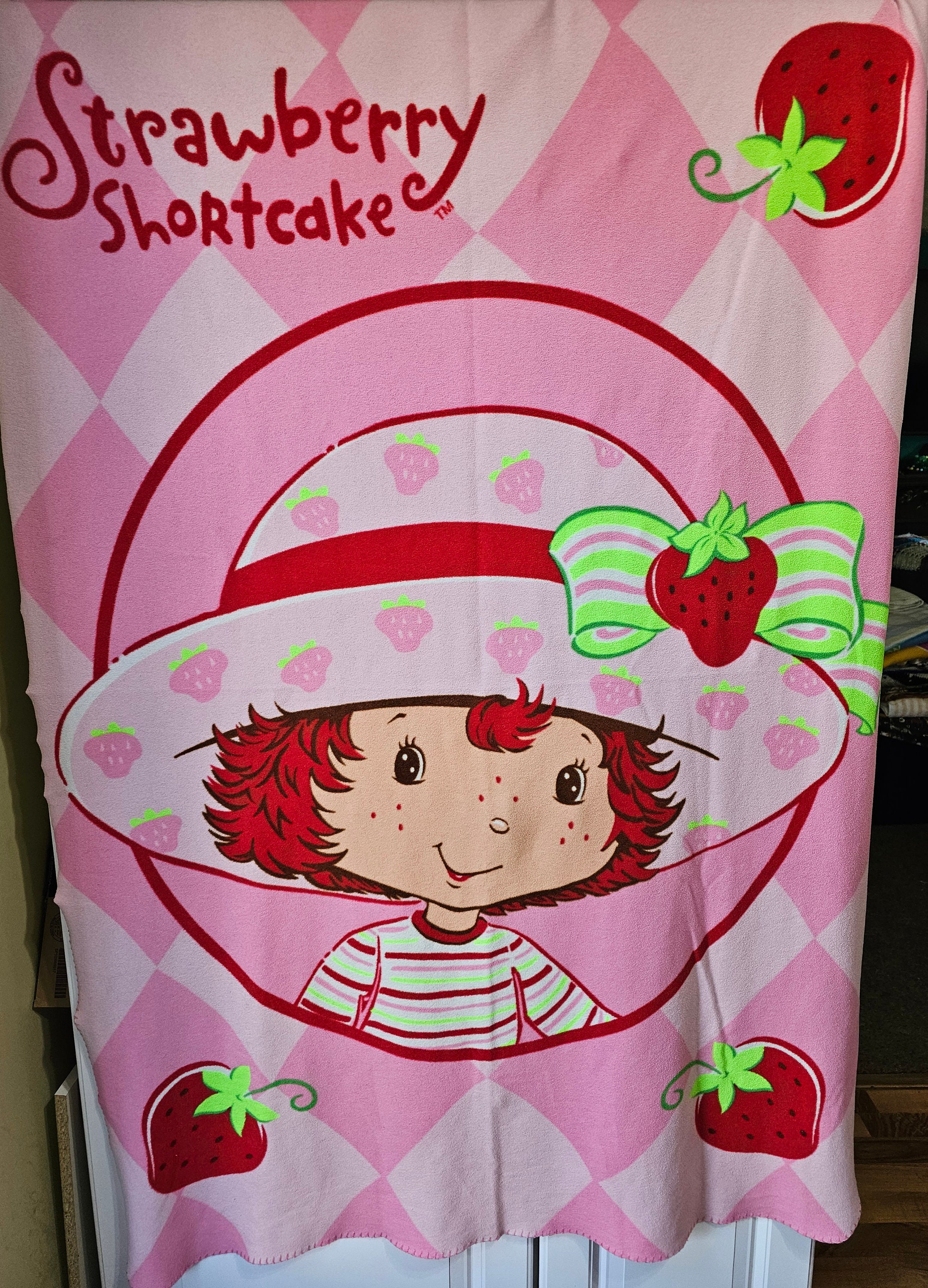 Strawberry shortcake blanket throw new arrivals
