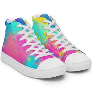 Splatter Women’s high top shoes