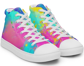 Splatter Women’s high top shoes