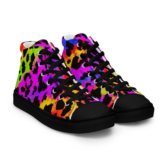 Cheetah high top sneakers hotsell