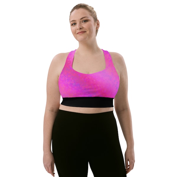 Pink Ombré sports bra