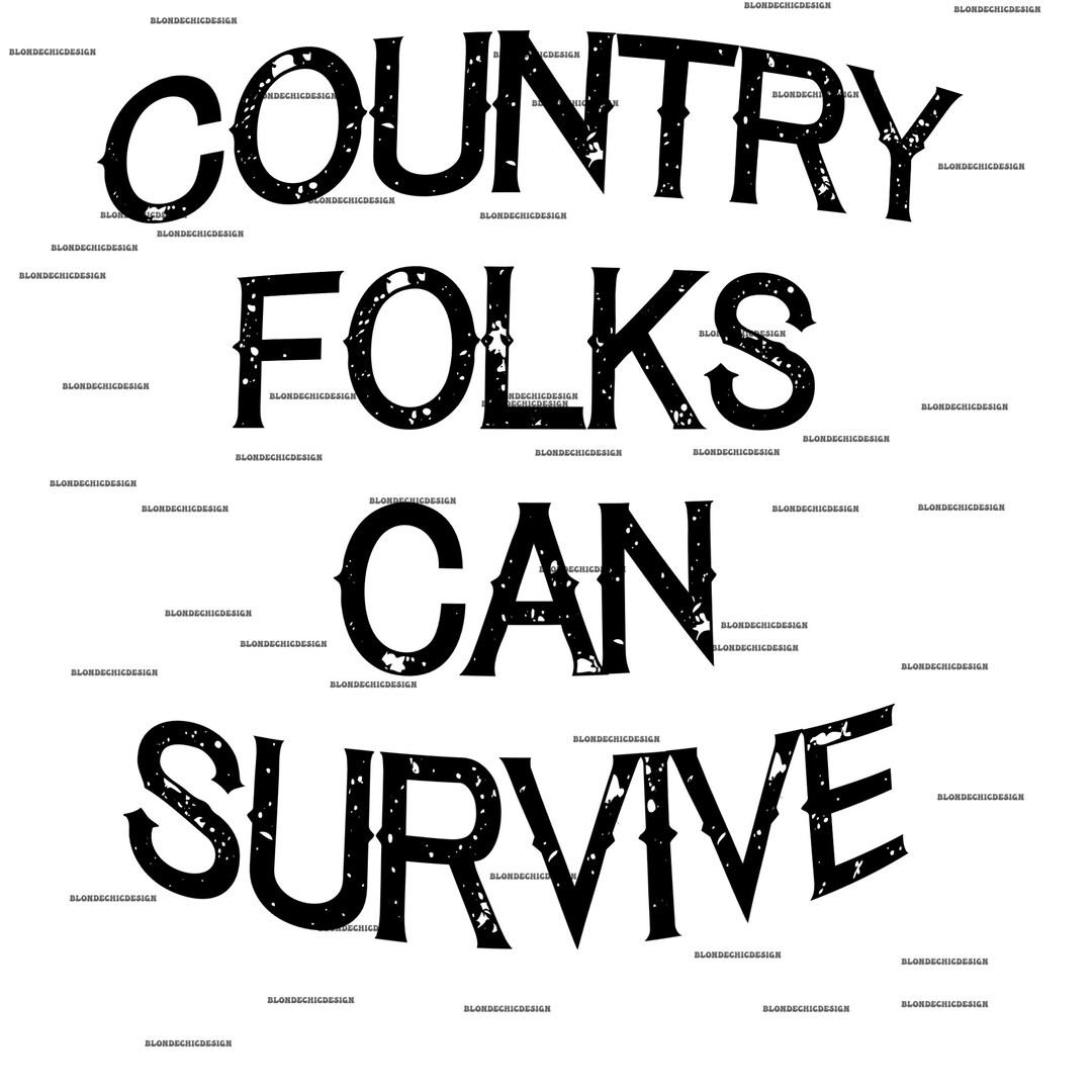 Country Folks Png Digital Download Etsy