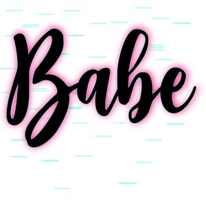Babe png digital download
