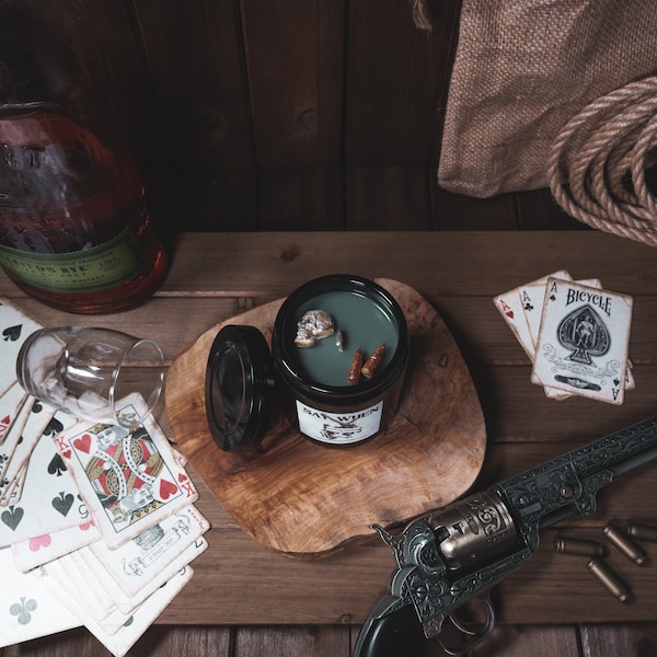 Gunpowder Scented Candle Etsy