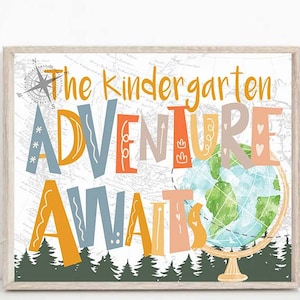 Kindergarten Willkommen im Klassenzimmer Türschild Weltkarte Abenteuer Klassenzimmer Türschild, Türschild, Karte, Welt, Reise Thema Klassenzimmer Schild