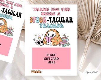 Halloween Gift Card Holder Printable, Witches Brew Coffee Teacher Gift, Cute Halloween Teacher Gift, Last Minute Teacher Gift