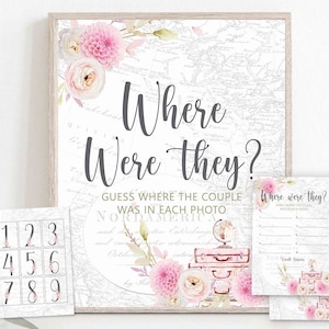 Where were they game travel theme Bridal Shower Adventure Bridal Shower Traveling to Mrs bridal shower Adventure Awaits Printable Game 0086