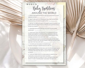 Baby Around the World Travel Adventure Baby Shower Games Printable Around the World Baby Shower Games Boy shower ideas INSTANT DOWNLOAD 0011