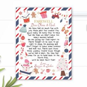 Elf Abschied Brief Elfe Abschied Brief Weihnachten Junge Mädchen Elfe Abschied Brief Abschied Von Elfen Brief Printable Download 0070