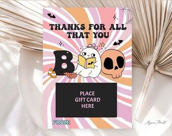 Halloween Gift Card Holder Printable, Witches Brew Coffee Teacher Gift, Cute Halloween Teacher Gift, Last Minute Teacher Gift