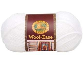 Lion Brand Yarn 620-180 Wool-Ease Yarn Skeins - Forest Green Heather, 3...