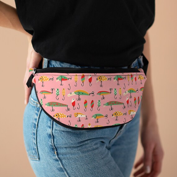 Pink Fishing Lure Fanny Pack Etsy