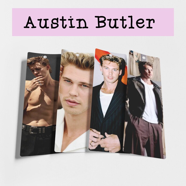 Austin Butler Bookmarks Printable - Etsy