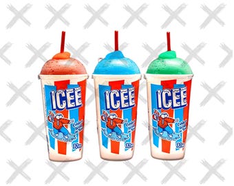 Icee PNG Clipart (digital nedladdning)