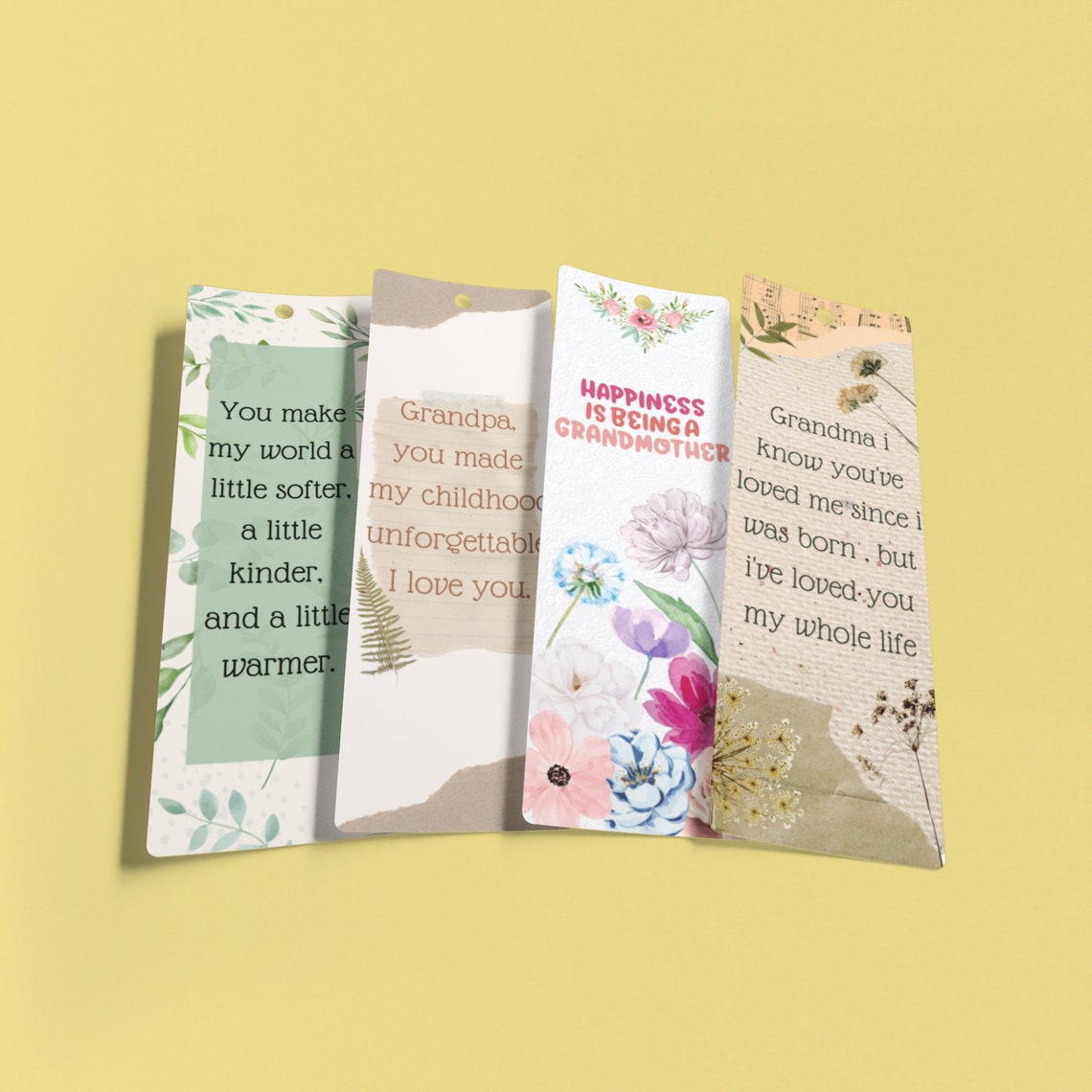 Grandparents Day Bookmark, Grandparents Gift to Print, Grandma Gift