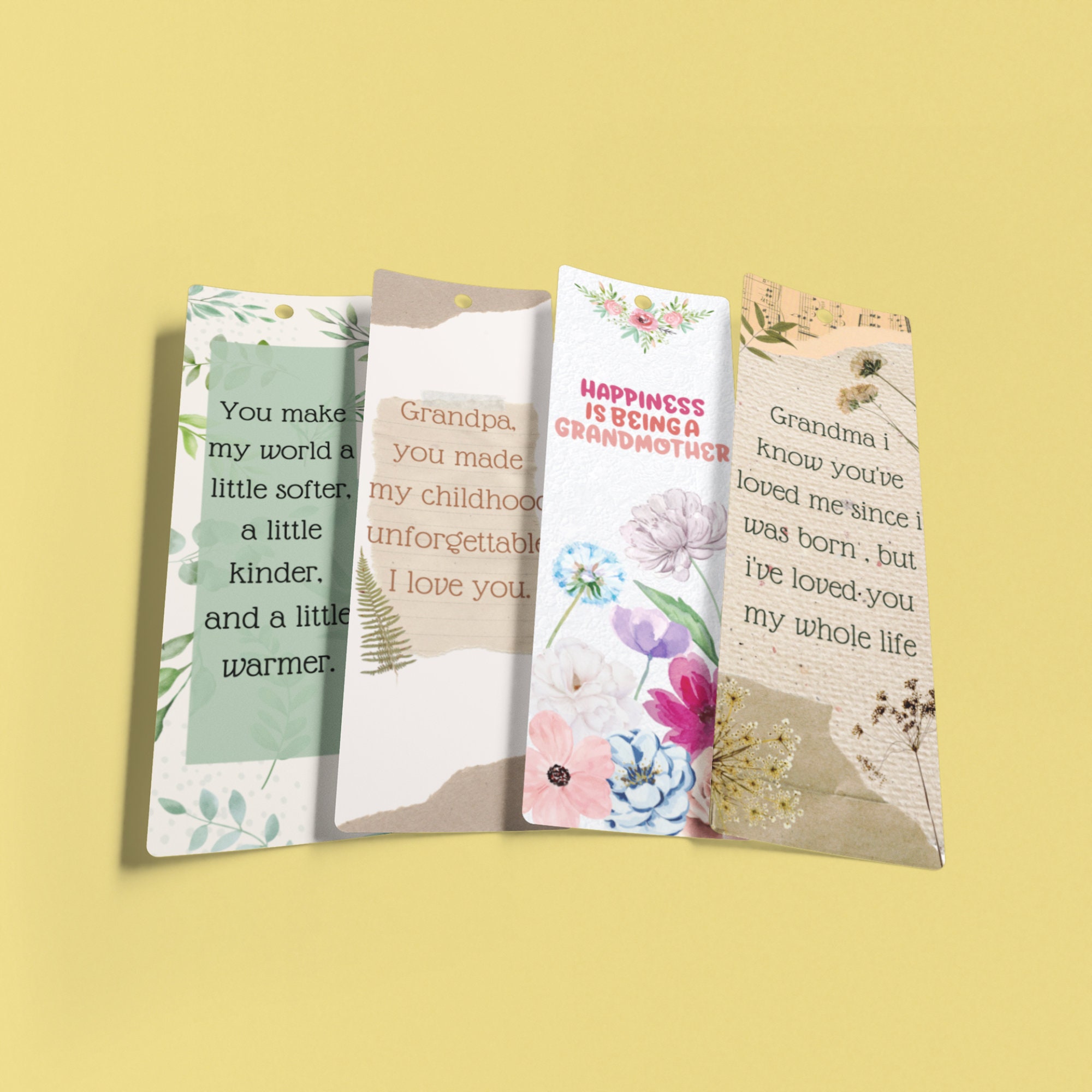 Grandparents Day Bookmark, Grandparents Gift to Print, Grandma Gift
