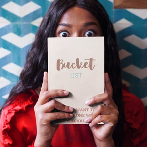 Bucket List Book Printable 30 Dinge, die ich mit meinem wilden und kostbaren Leben tun möchte