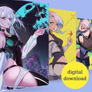 3 Cyberpunk Edgerunners Lucy Poster