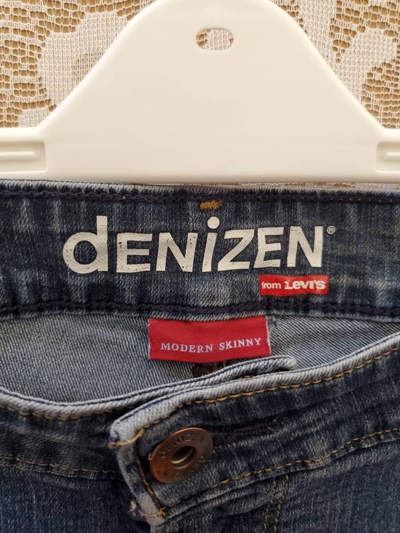 Womens Upcycled Blue Jeans Stretch Modern Skinny by Denizen - Etsy Denmark