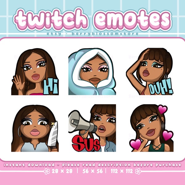 Twitch Emote Bratz - Etsy