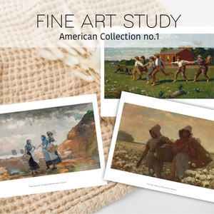Fine Art Studies | American Artists | Picture Study | Charlotte Mason Art Study Prints