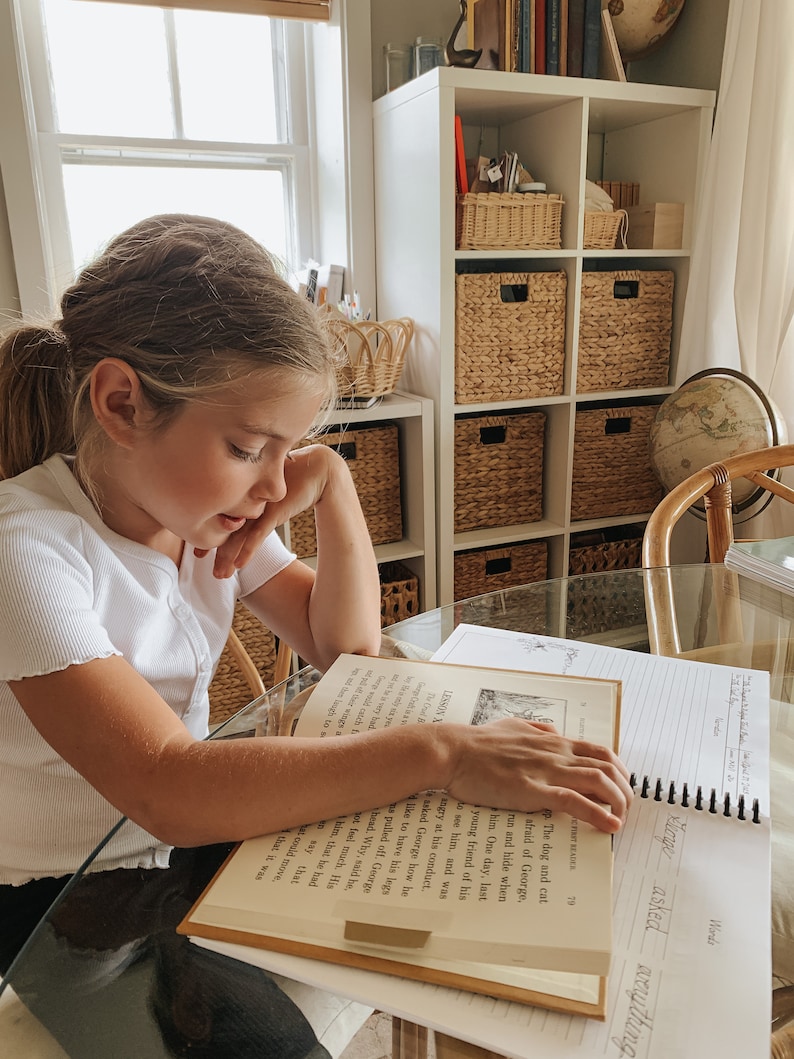 Libro de lecciones de lectores de McGuffey, Lecciones de artes del lenguaje de Charlotte Mason, Páginas de trabajo copiado, Narración, Artes del lenguaje en la educación en el hogar, Dictado imagen 8