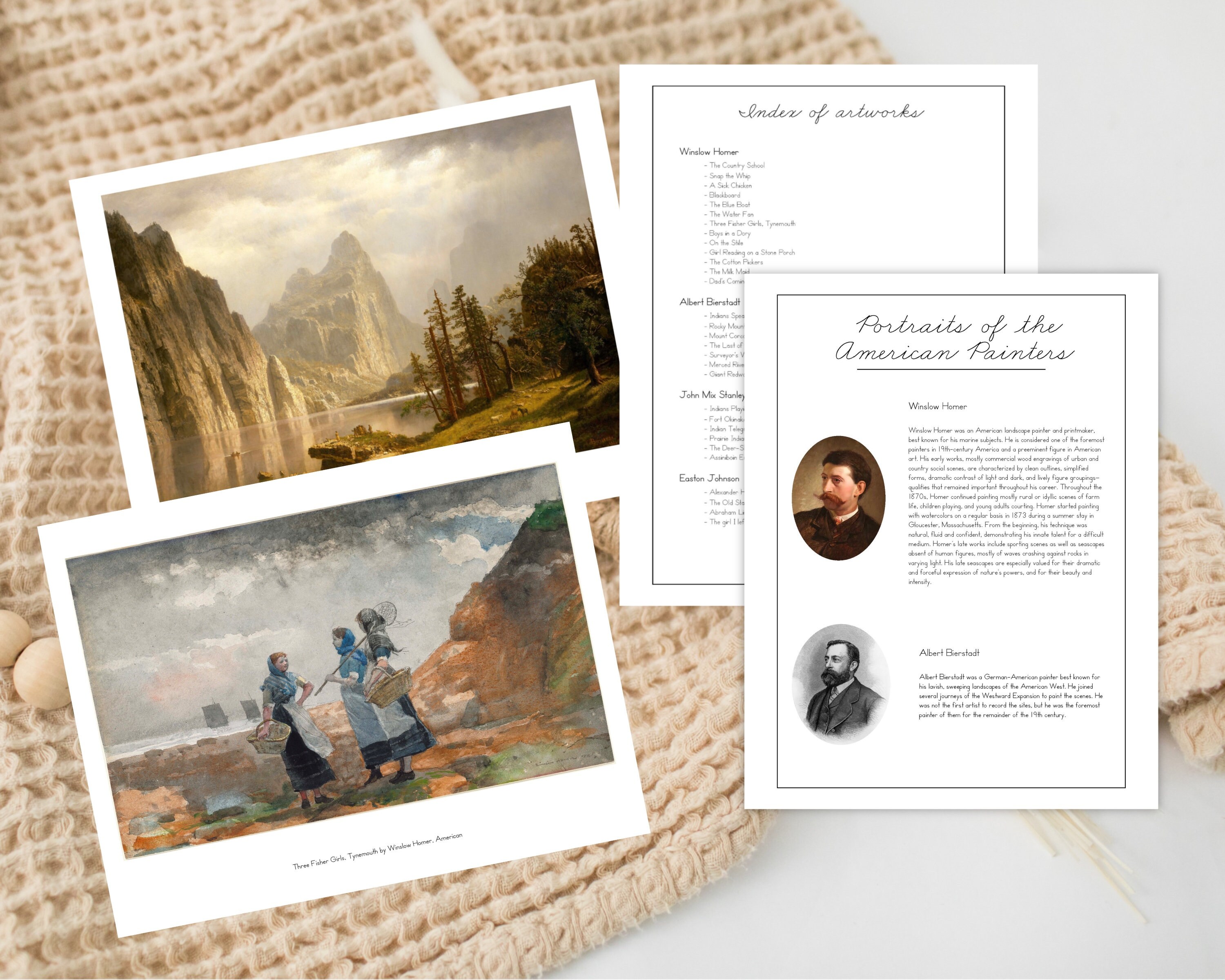 American Fine Art Study Collection No.1 Fine Art Prints Etsy