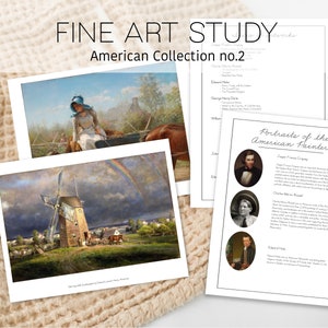 Fine Art Studies | American Artists | Picture Study | Charlotte Mason Art Study Prints