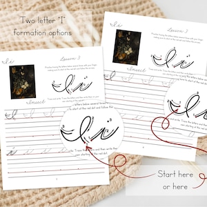 Cursive Workbook Fine Art in Cursive Primer Printable - Etsy