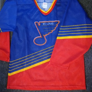 Vintage ST LOUIS BLUES NHL CCM Jersey M (Signed) – XL3 VINTAGE
