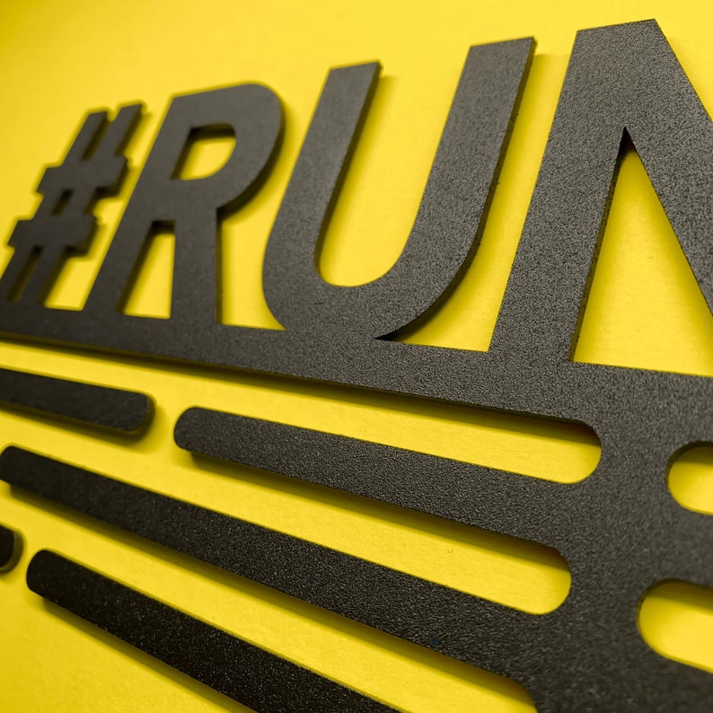 Runner – United Medals Sports Medal Hanger Display – Black Powder Coating image 8