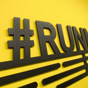 Runner – United Medals Sports Medal Hanger Display – Black Powder Coating image 6