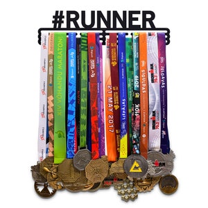 Runner – United Medals Sports Medal Hanger Display – Black Powder Coating image 3