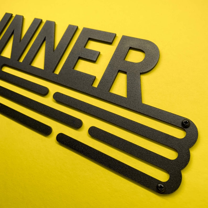 Runner – United Medals Sports Medal Hanger Display – Black Powder Coating image 7