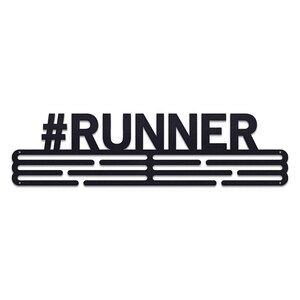 Runner – United Medals Sports Medal Hanger Display – Black Powder Coating image 2