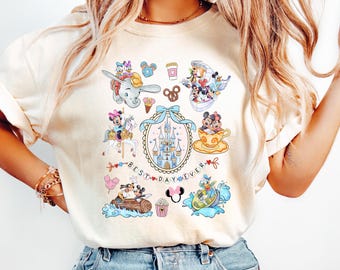 Coquette Bow Disney Best Day Ever Shirt, Disney Family Vacation Shirt, Disneyworld Shirt Disney Mickey and Friends Shirt,Disneyland trip tee