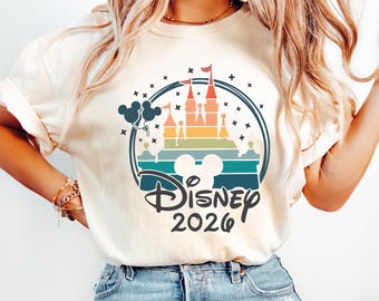 Disney 2026 Family Vacation 2026 Shirts, Disney Trip 2026 Shirt, Disneyland T-Shirt, Disneyworld Group Matching T-Shirt, Disney 2026 Shirt