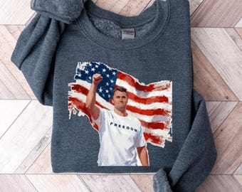 Charlie Kirk Freedom Shirt, Charlie Kirk Shirt, Freedom Charlie Kirk Shirt, Charlie Kirk T-shirt, Usa Flag, Political Shirt, Activist Shirt