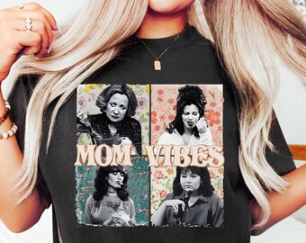 90’s Mom Vibes Shirt, Funny Mom Life Shirt, Trendy Funny Mom T-Shirt, Retro Mother Shirt, Mothers Day Gift, Cool Mom Gifts, Floral Mom Shirt