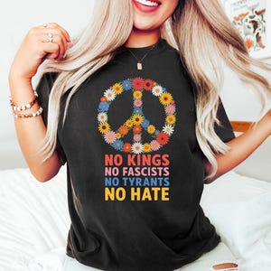No Kings in America Shirt, Political Statement, Anti-MAGA, Protest Apparel, Resist Tee, Rejecting Republican Oligarchy