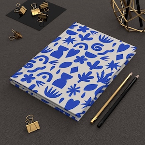 Journal coloré Guam Chamorro à couverture rigide, carnet décoratif bleu vif, journal artistique, cadeau pour écrivains, décoration de bureau à domicile