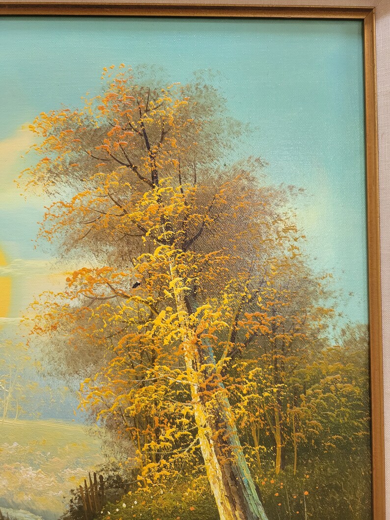 Vintage Oil Painting Signed by Bill Boswell Etsy