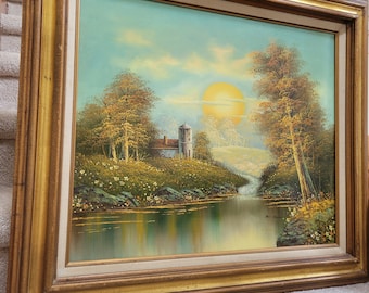 Vintage Oil Painting Signed by Bill Boswell